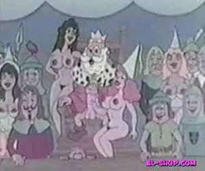 Een leuke oude cartoon over het wilde westen. Daar ging het inderdaad ruig aan toe. Die cowboys neuken wat af.